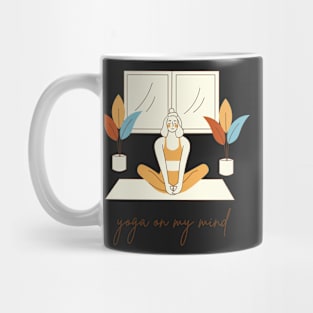 yoga on my mind Mug